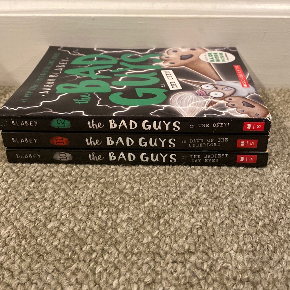 The Bad Guys books 10-12.